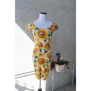 Forever 21 Yellow Floral Sundress